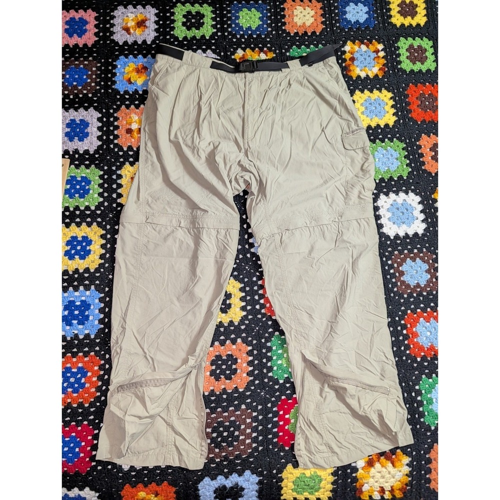 Exofficio Convertible Cargo Pants Men's  XL 36x29 Khaki Outdoors Hiking Fishing‎
